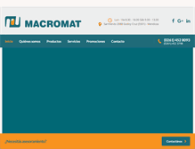 Tablet Screenshot of macromatsa.com